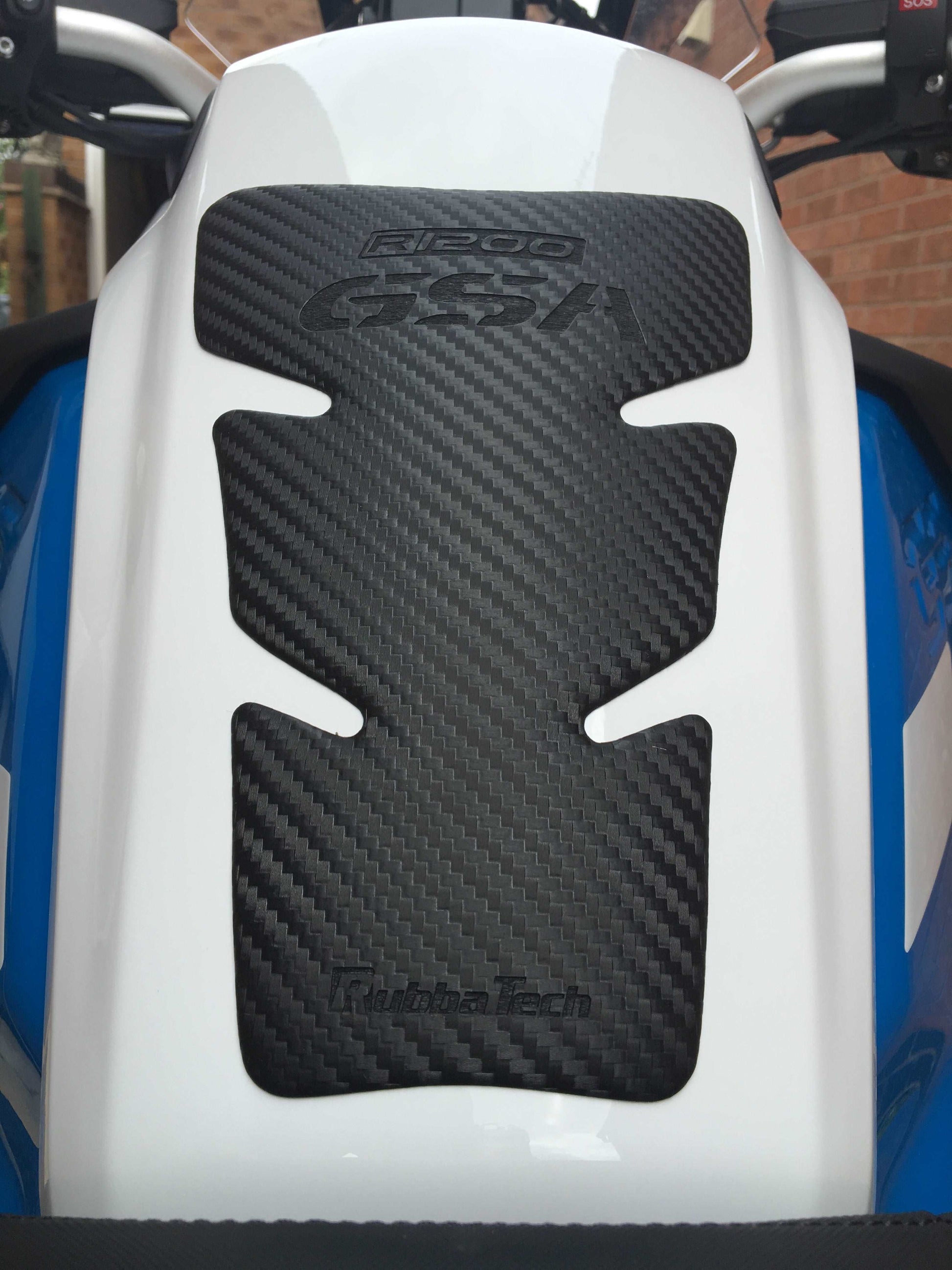 BMW r1200GSA Motorcycle Tank Pad | Premium Rubber Tank Pads
