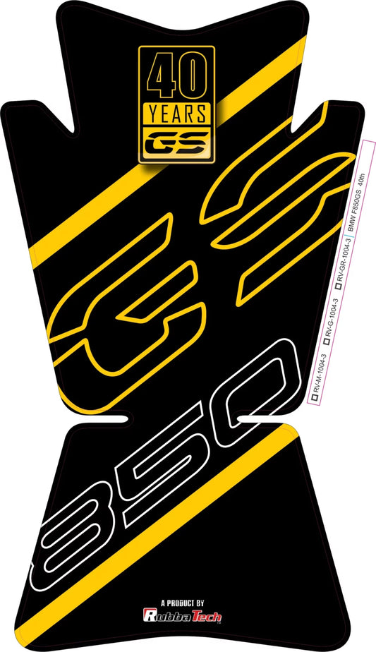 BMW f850GS Tank Pad | 40 Year Anniversary | Motorcycle tank protector