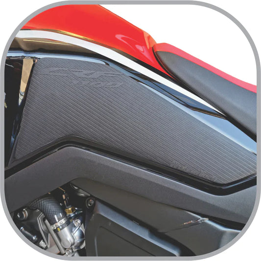 Custom Africa Twin Tank pads by Rubbatech RoadCarver 