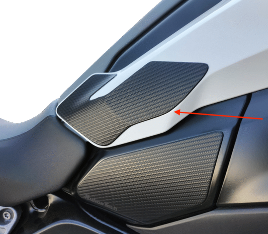 BMW R1300GS Top Side Panel tank protector pads - Rubber | Rubbatech | Tank Pads | BMW Tank protectors