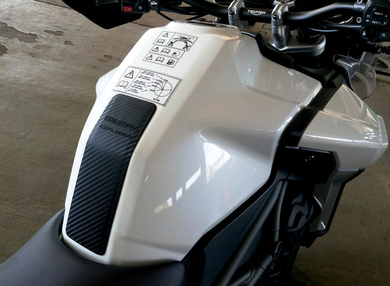 Triumph 1200 explorer Tank Pad | Rubbatech motorcycle tank protector RoadCarver 
